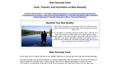 Desktop Screenshot of malesexualityfacts.com