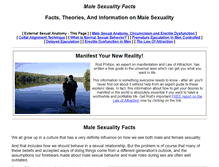 Tablet Screenshot of malesexualityfacts.com